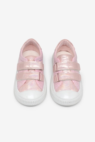 Tonny Black Çoçuk Sim Detaylı Cırtlı Rahat Kalıp Sneaker Çocuk Unisex Pembe Sneaker Tbarz1035 Pembe