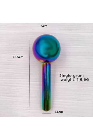 Kore Buz Dalgası Topu Yüz Silindiri Masaj Ve Rahatlama, Yaşlanma Karşıtı Cilt Bakım Aracı B Diğer