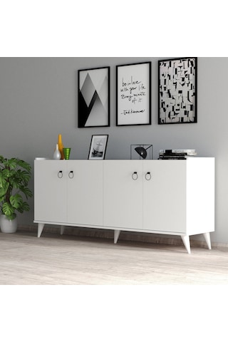 Tanmob Modern Konsol Beyaz - Ksl0101