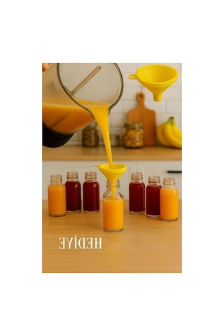 30ml Şeffaf Cam Shot Şişesi Sızdırmaz Siyah Kapaklı Çok Amaçlı Kullanım 01
