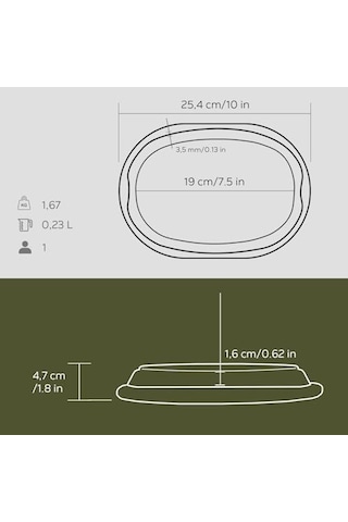 Kabı Lv Eco 1219 T13 K4 Oval Pişirme Gözü Ve Ahşap Plaka Ölçüler 12 X 19 Cm Dökme Demir Siyah Çok Renkli