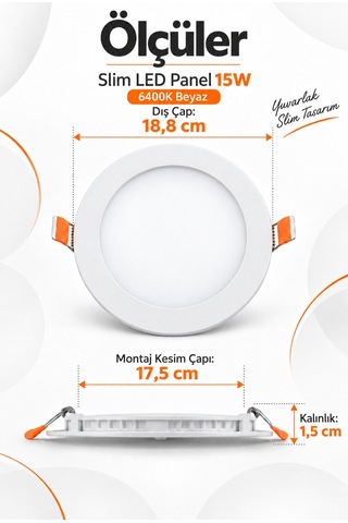Onerous Beyaz Led Işık, 15w, 220v
