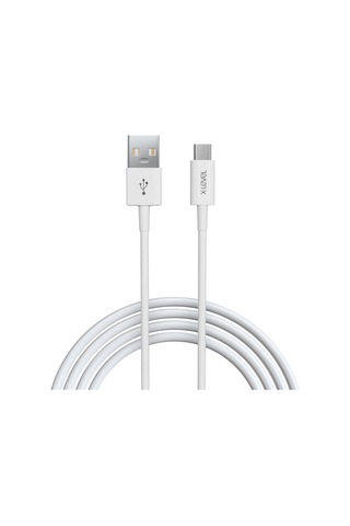 Özel Seri Bağlantı Ucu Şarj Kablosu İletişim Xcc8600 12w 1.2 Metre Usb-a To Micro Silikon