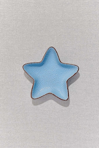 Pasabahce Starfish Seramik Tabak L Mavi - 1 Adet