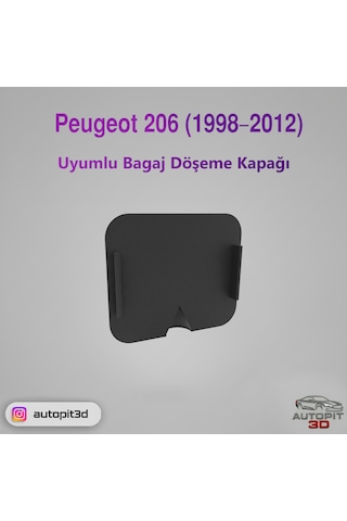 Peugeot 206 1998 2012 Uyumlu Bagaj Döşeme Kapağı