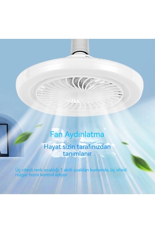 İçmekan Sessiz Ve Teşvik Edilmişan Vantilatörüllambası Beyaz