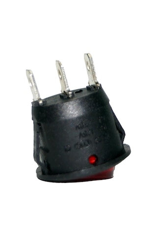 Yuvarlak Işıklı Aç Kapa Buton 2 Kademeli On Off Rocker Switch Kırmızı 250v Ac 3a/125v Ac 6a