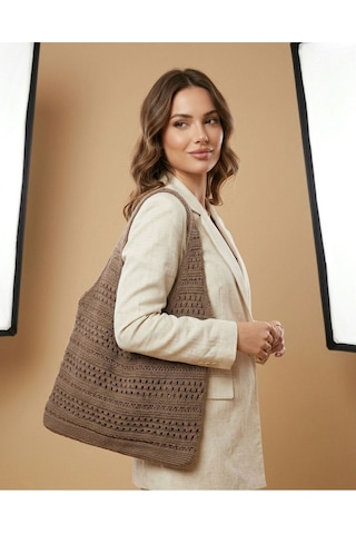 Luxetıque Kadın Plaj Çanta Model:xc17 Mavi