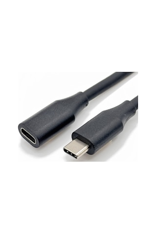 Lunatic 7090 1.5 Metre Usb3.2 Type C 3.1 4k 10gbps 60w Pvc Kablo Erkekten Dişiye Uzatma 4k 60hz 16 Çekirdekli Bakır Kablo