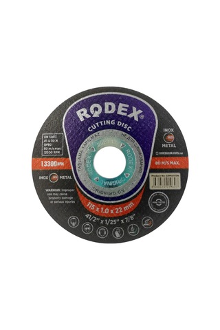 Telvesse Rodex İnox Metal Kesici Taş Disk 115 X 1 Mm 3 Adet