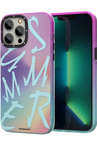 Youngkit Apple Uyumlu iPhone 13 Pro Max Kılıf YoungKit Summer Serisi Kapak ZORE-267421