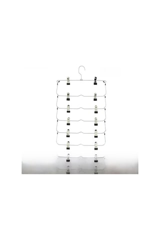 Pembe Altı Katmanlı Pantolon Klipsi, Katlanabilir, İz Bırakmayan Ve Kaymayan Pembe