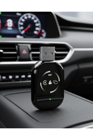 Nrzsnt Kablosuz Carplay Android Auto Adaptörü Otomatik Eşleşme Diğer