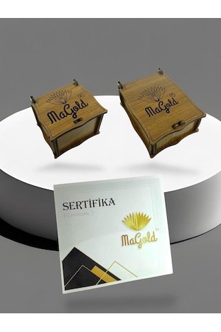 İki Güvercin Sonsuzluk Çok Şık 14 Ayar Altın Kolye Altın