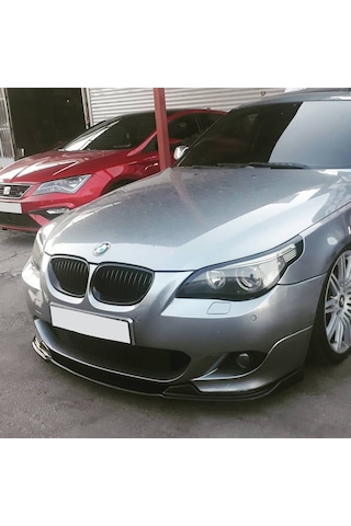 Bmw E60 M Technic Ön Lip Parlak Siyah Plastik Ön Ek Karlık 2003 2004 2005 2006 2007 2008 2009 2010 Karlık+bodykit+ek