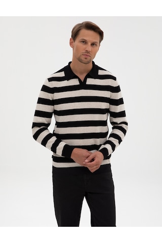 Pierre Cardin Erkek Siyah Kazak /triko 50315949-vr046 Siyah