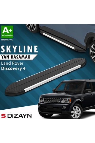 S-dizayn Land Rover Discovery 4 Skyline Aluminyum Yan Basamak 193 Cm 2009-2016 A+ Kalite