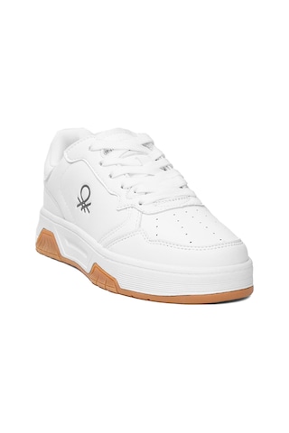 United Colors Of Benetton Benetton Bnı-11220 Kadın Klasik Sneaker Beyaz Beyaz