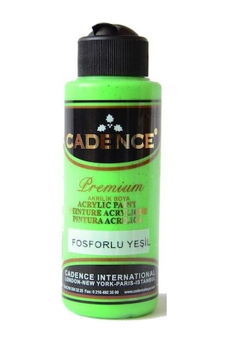 Cadence Premium Akrilik Boya 120 Ml. Fosforlu Yeşil