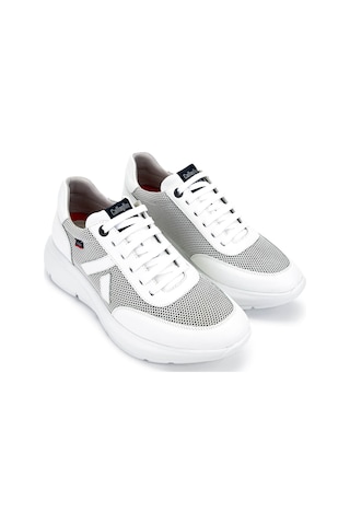 Callaghan Erkek Deri & Tekstil Beyaz Sneakers & Spor Ayakkabı 618 61201 Erk Ayk Y25 Bıanco Beyaz
