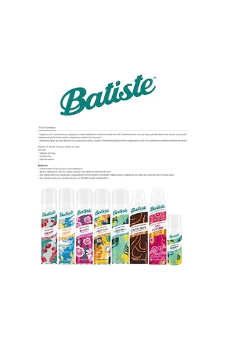 Batiste Fresh Kuru Şampuan 2 x 200 ML