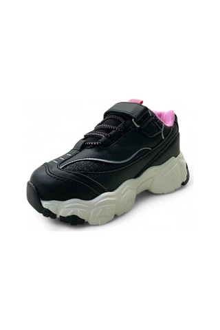 Cool Bella Kız Çocuk Okul Öncesi Rahat Sneaker Siyah