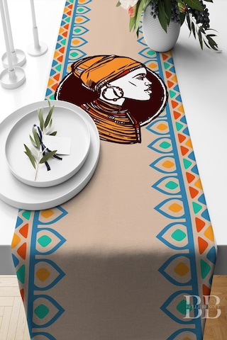 Belle Benoit Baskılı Amerikan Servisi Runner 140 x 40 CM Desen12