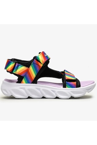 Skechers Hypno - Splash Kids Rainbow Lights Sandals Cırtlı Işıklı Çocuk Sandalet Mor