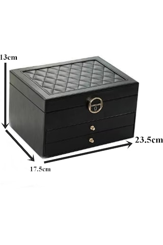 Mk24 Premium Mücevher Takı Kutusu -bilezik Yüzük Kolye Altın Kutu