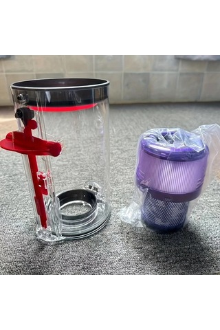 Motion003 Hepa Filtreli V11 V15 Sv14 Sv22 Supurgeler İcin 440g Plastik Yedek Toz Kovasi