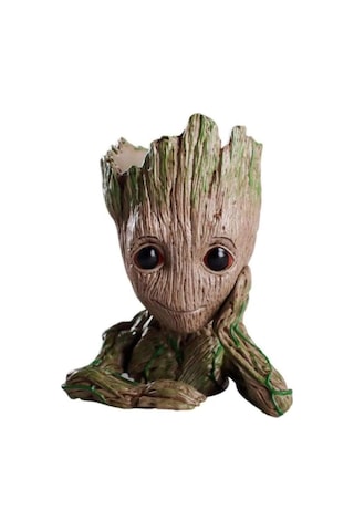 Galaksinin Koruyucuları Baby Groot Figür Düşünen Saksı Kalemlik Pla Büyük 15 Cm Genel