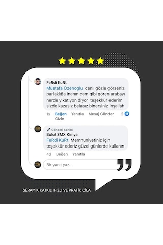 Seramik Katkılı Hızlı Ve Pratik Cila 750ml 2 Adet