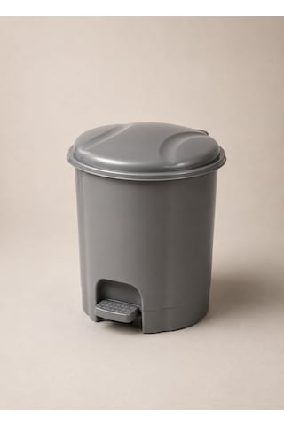 Gri Pedallı Çöp Kovası 6 L - İçi Kovalı Küçük Boy Banyo, Tuvalet Ve Ofis Tipi Modern Çöp Kutusu Gri Pedallı Çöp Kovası 6 L - İçi Kovalı Küçük Boy Banyo, Tuvalet Ve Ofis Tipi Modern Çöp Kutusu