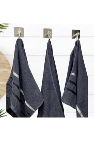 Hfambition 10'lu Universal Silikon Ve Çelik Askı Takımı: Havlu, Perde, Giysi Tutucu - Ev, Araba, Bahçe Kullanıma Uygun Beyaz