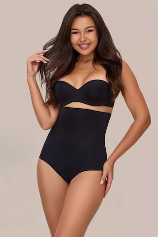 Private Model Iz Yapmaz Toparlayıcı Rahat Lazer Kesim Slip Külot Siyah Renk Siyah