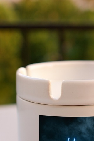 Porselen Baskılı Küllük - Hoşça Kal