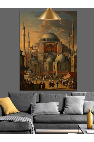 Ayasofya Camii İstanbul Dekoratif Kanvas - Mdf Ahşap Tablo