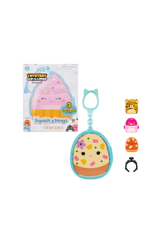 Squish-a-longs 3 Figür + Yüzük Çantalı Sürpriz Paket Seri 3 Al007