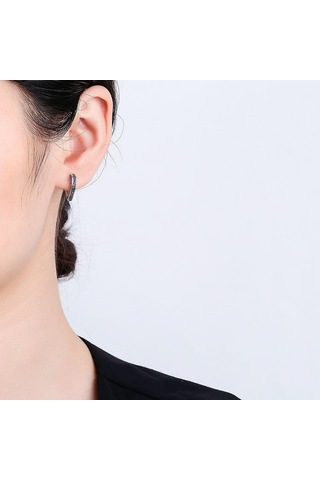 Tancise 925 Ayar Gümüş Zirkon Küpe Damla Küpe Kadınlar Için Düğün Hediyeleri Çok Renkli