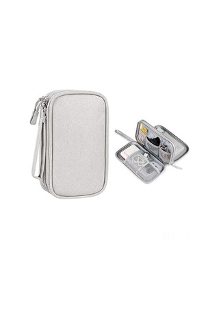 Yifomall Büyük Boylu Zeki Gri Switch Saklama Çantası - Dayanıklı Kumaş, Yumuşak Dokuma, Pratik Temizleme, Modern Tek Renk Tasarım