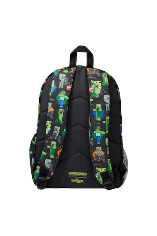 Smiggle Minecraft Büyük Boy Öğrenci Okul Sırt Çantası 42 30 Cm Yeşil