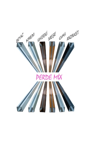 Perdemix Ahşap Rustik Rayı