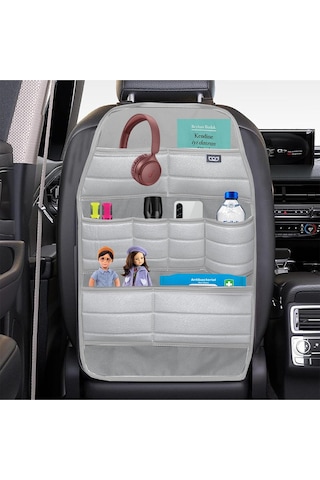Bod Ecolux Serisi Taytüyü Araba Oto Koltuk Arkası Eşya Düzenleyici Araç İçi Organizer Gri
