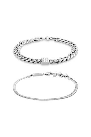Calvin Klein Ckj35100091 Erkek Bileklik Seti Renkli