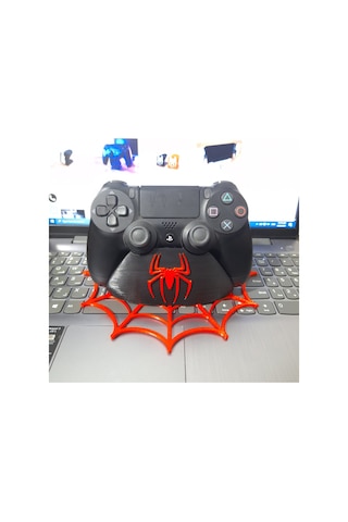 Örümcek Adam Ps4 Kol Tutucu - Siyah - Kırmızı