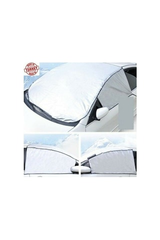 Araç Buzlanma Önleyici Cam Üstü Kar Örtüsü Ön ve Yan Cam  Branda