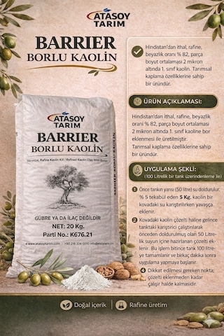 Barrier Borlu Kaolin 20 Kg.