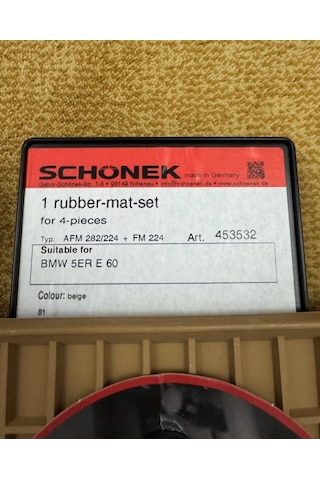 Bmw Schonek Paspas 453532 Bej E60 E61 Germany -