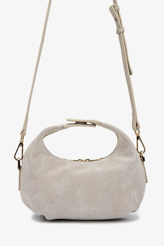 Valmenti Kadın Hakiki Deri Bej Süet El Çantası 1099 204 Bn Cnt Y25 Bej Suet Bej