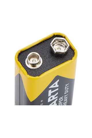 Varta Heavy Duty 9V Çinko Karbon Alkalin Pil 10'lu